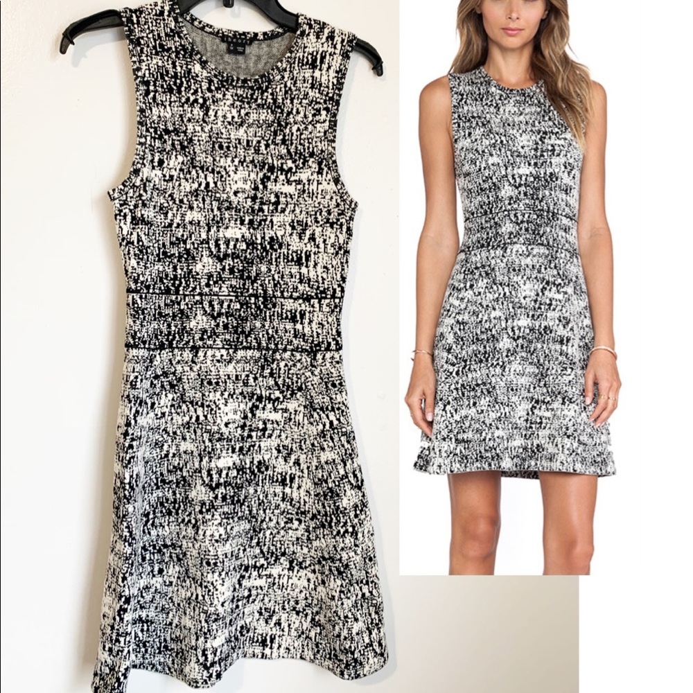 Theory Alancy C Dress Pixel ALine Dress Sleeveless